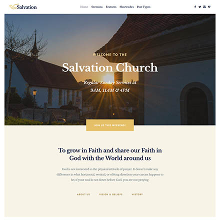 ThemeForest Salvation