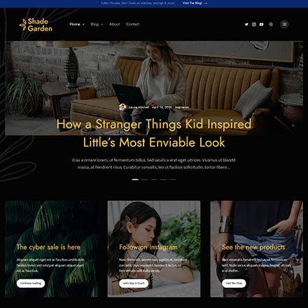 ThemeForest Shade Garden