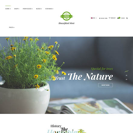 ThemeForest Spring Plants