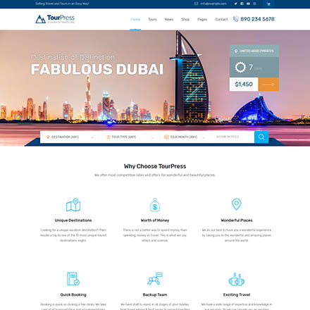 ThemeForest TourPress