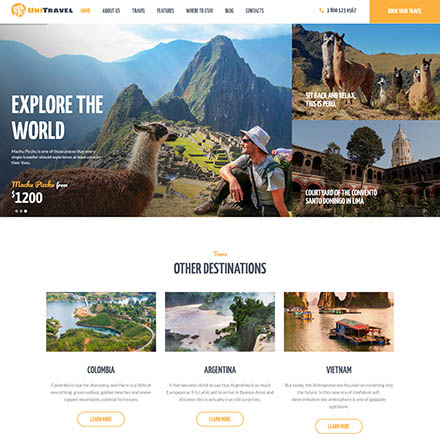 ThemeForest UniTravel