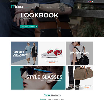 ThemeForest Vanesa