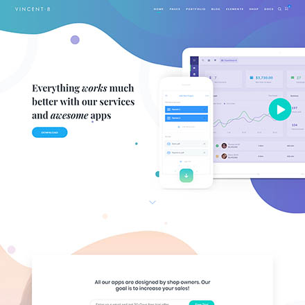 ThemeForest Vincent Eight
