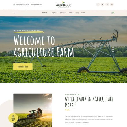 ThemeForest Agrikole