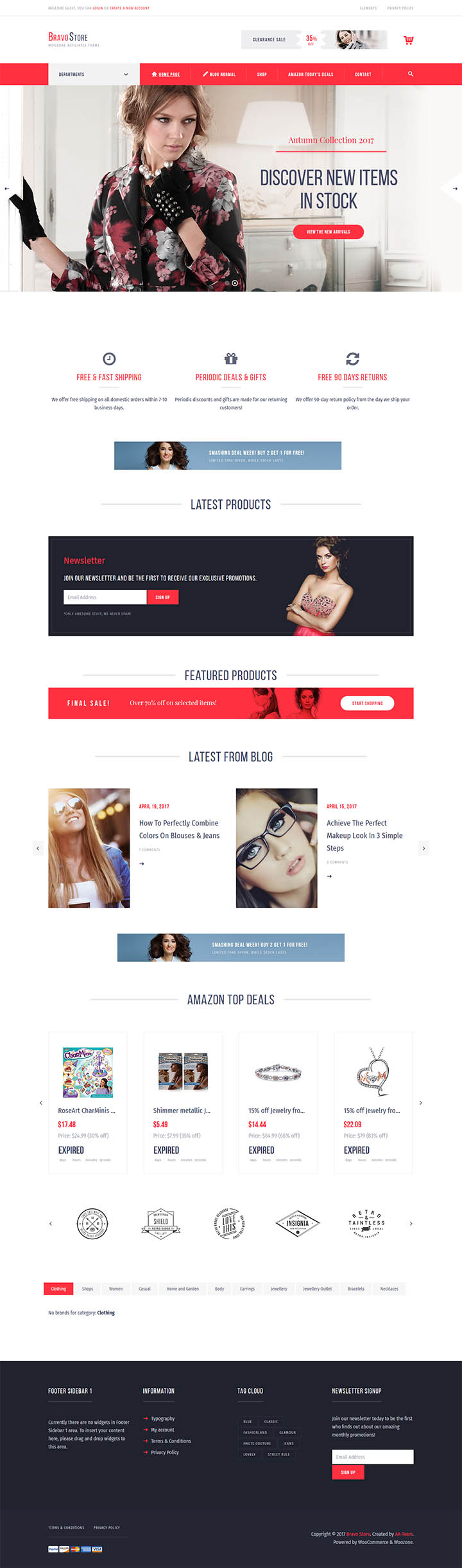 WordPress шаблон ThemeForest Bravo Store