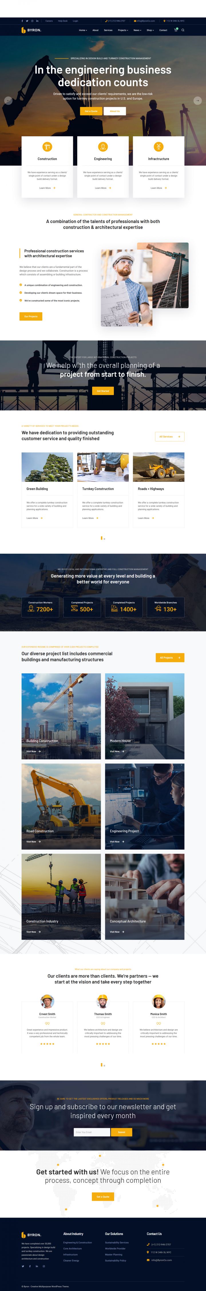 WordPress шаблон ThemeForest Byron