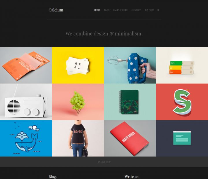 WordPress шаблон ThemeForest Calcium