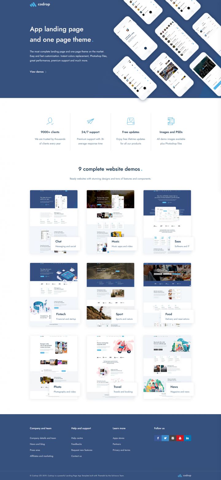 WordPress шаблон ThemeForest Codrop