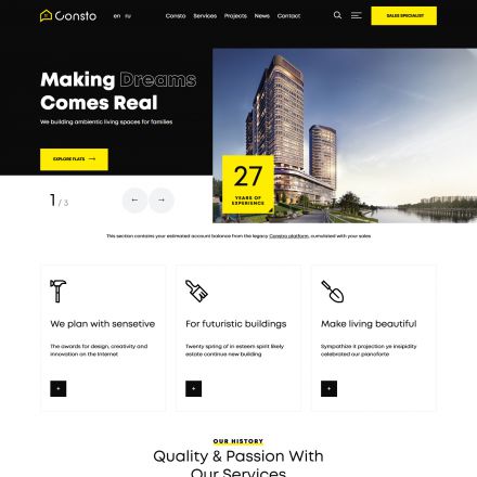 ThemeForest Consto