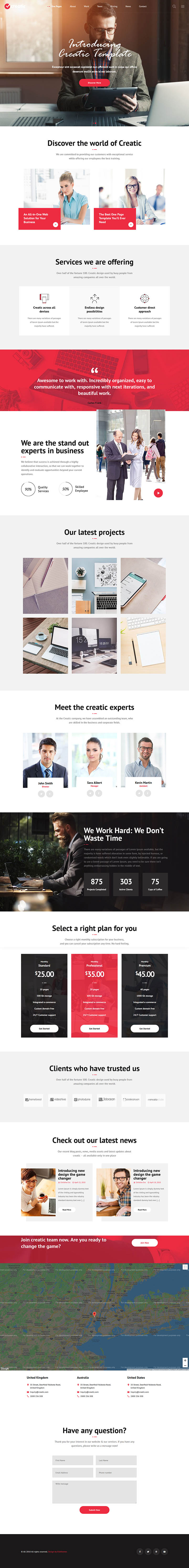 WordPress шаблон ThemeForest Creatic