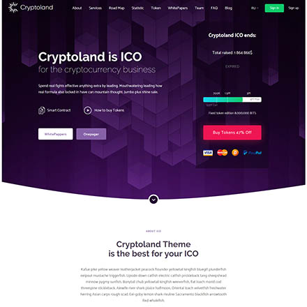 ThemeForest Cryptoland