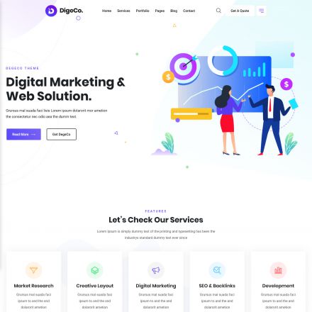 ThemeForest Digeco