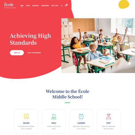 ThemeForest Ecole