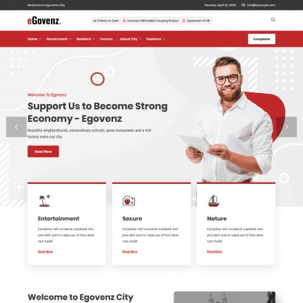 ThemeForest eGovenz