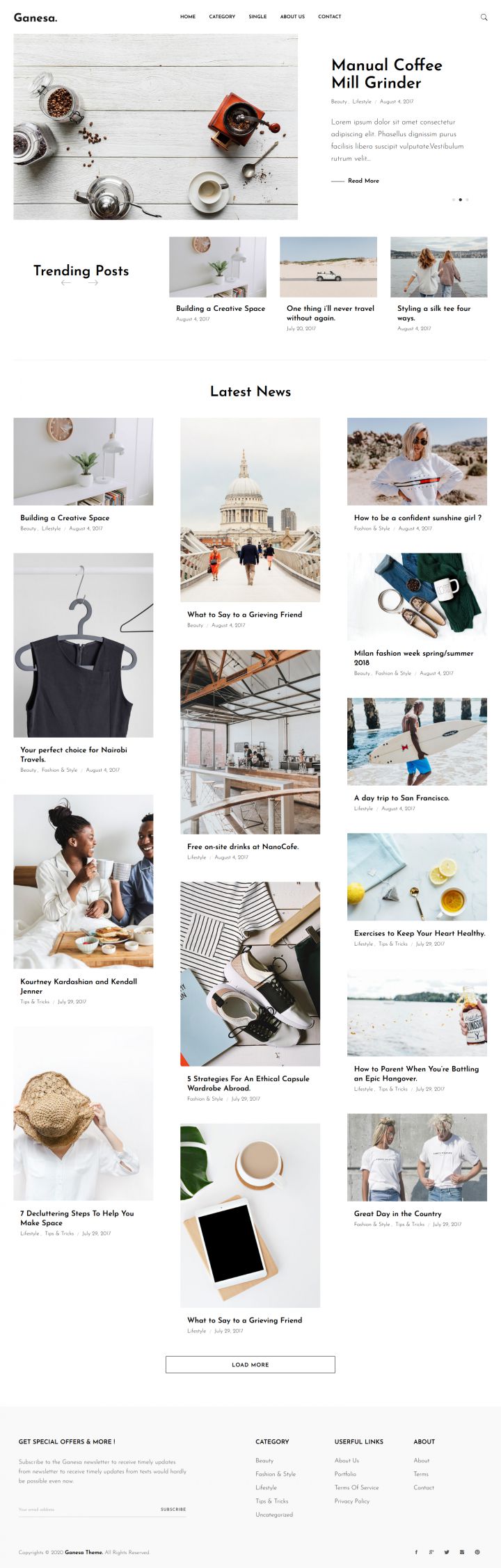 Шаблон ThemeForest Ganesa WordPress шаблон ThemeForest Ganesa