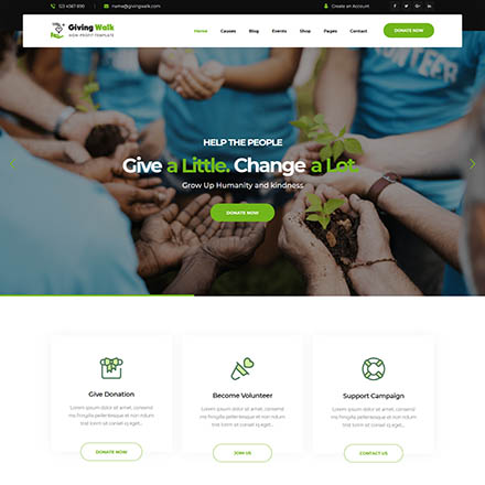 ThemeForest GivingWalk