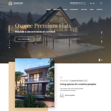 ThemeForest Hompark