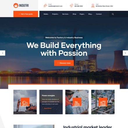 ThemeForest Indutri