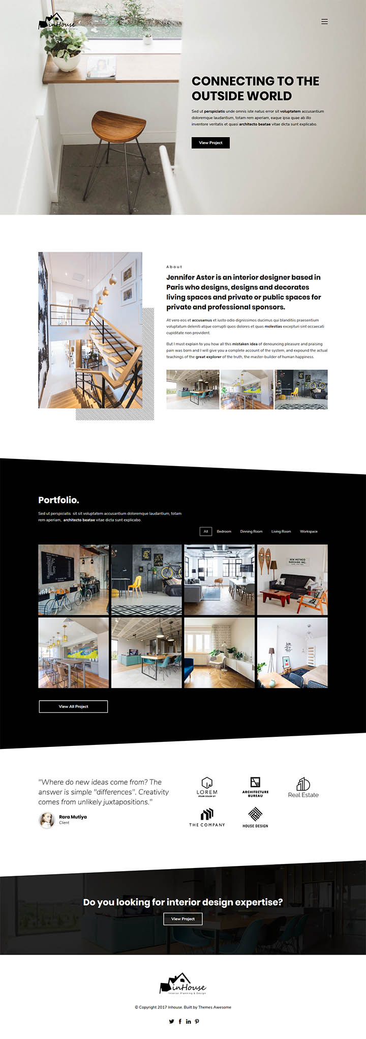 WordPress шаблон ThemeForest Inhouse