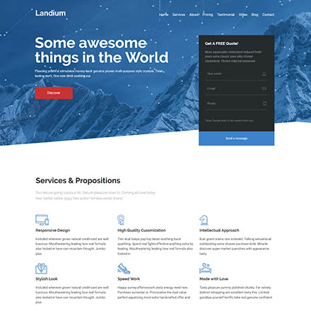 ThemeForest Landium