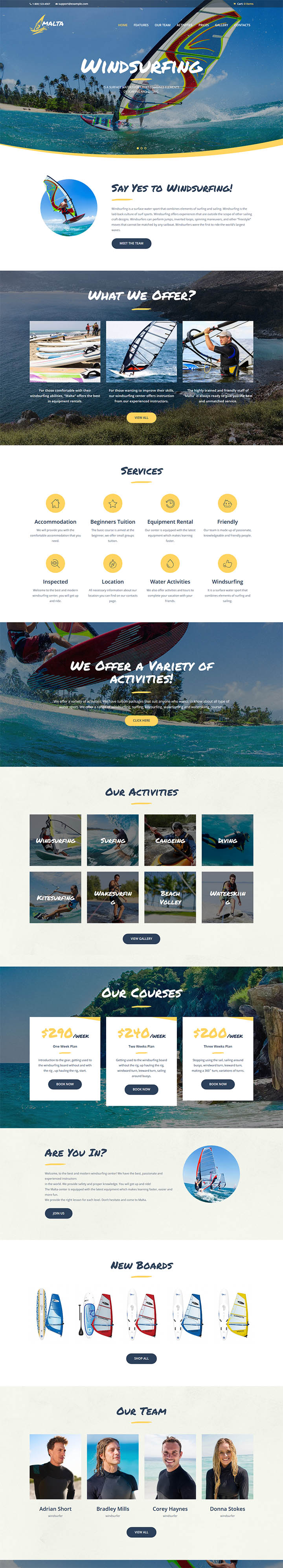 WordPress шаблон ThemeForest Malta