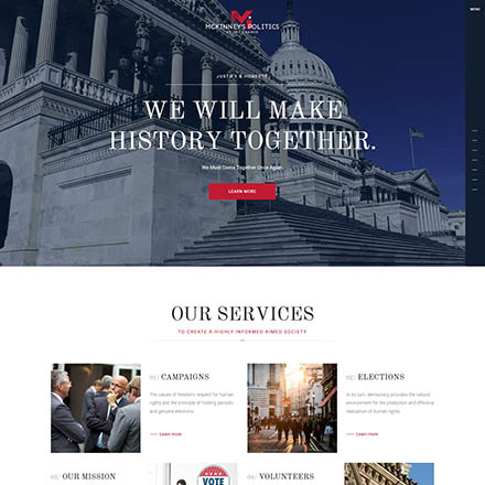 ThemeForest MCKinneys Politics