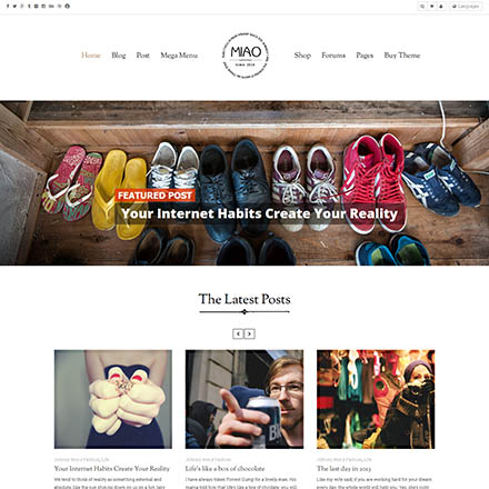 ThemeForest Miao