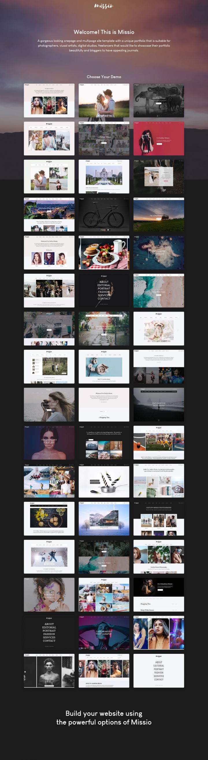 WordPress шаблон ThemeForest Missio