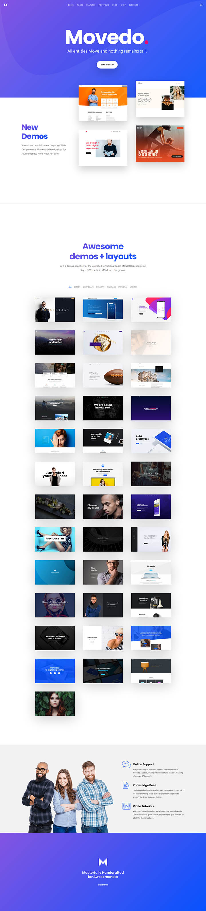 WordPress шаблон ThemeForest MoveDo