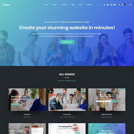 ThemeForest Navian