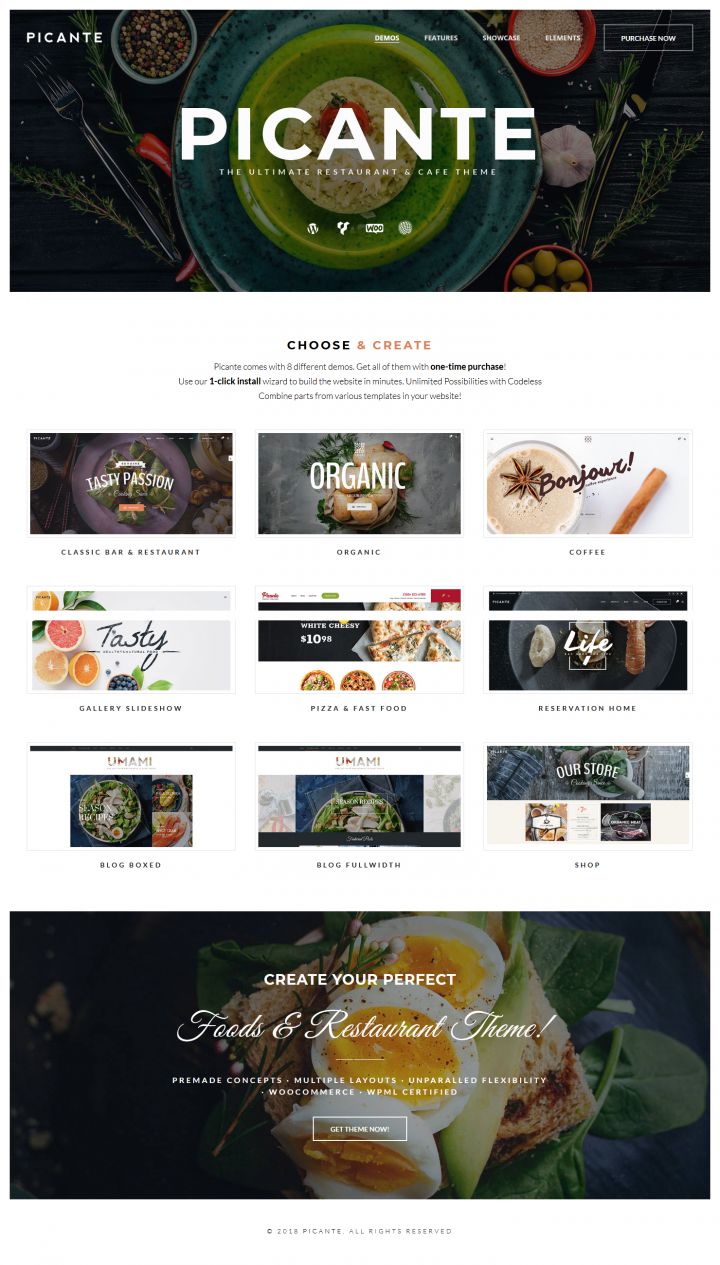 WordPress шаблон ThemeForest Picante