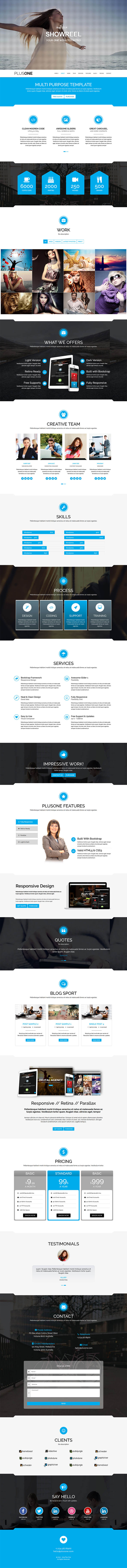 WordPress шаблон ThemeForest Plus