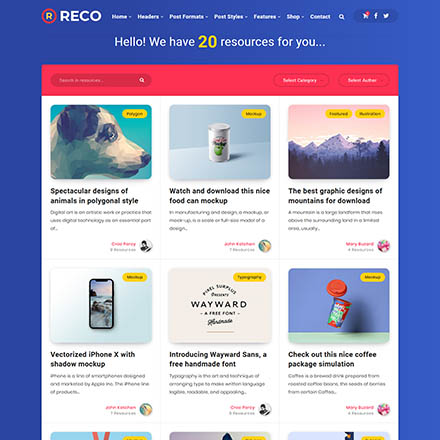 ThemeForest Reco