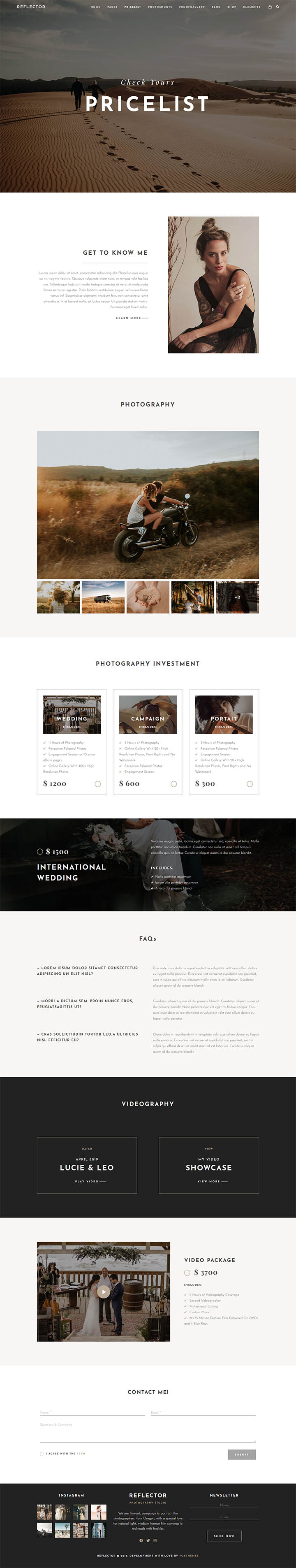 WordPress шаблон ThemeForest Reflector