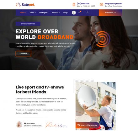 ThemeForest Satenet