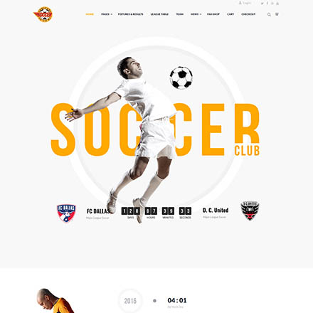 ThemeForest Soccer Club