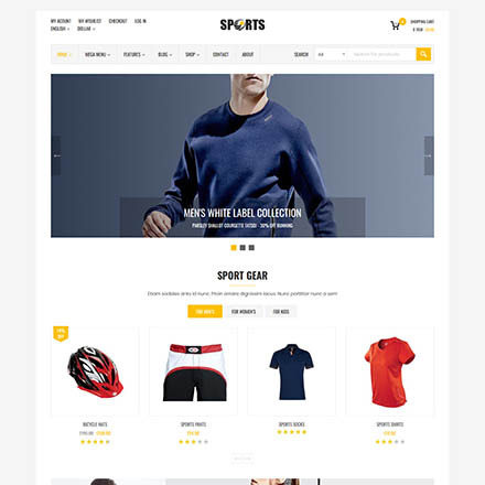 ThemeForest Sport Shop