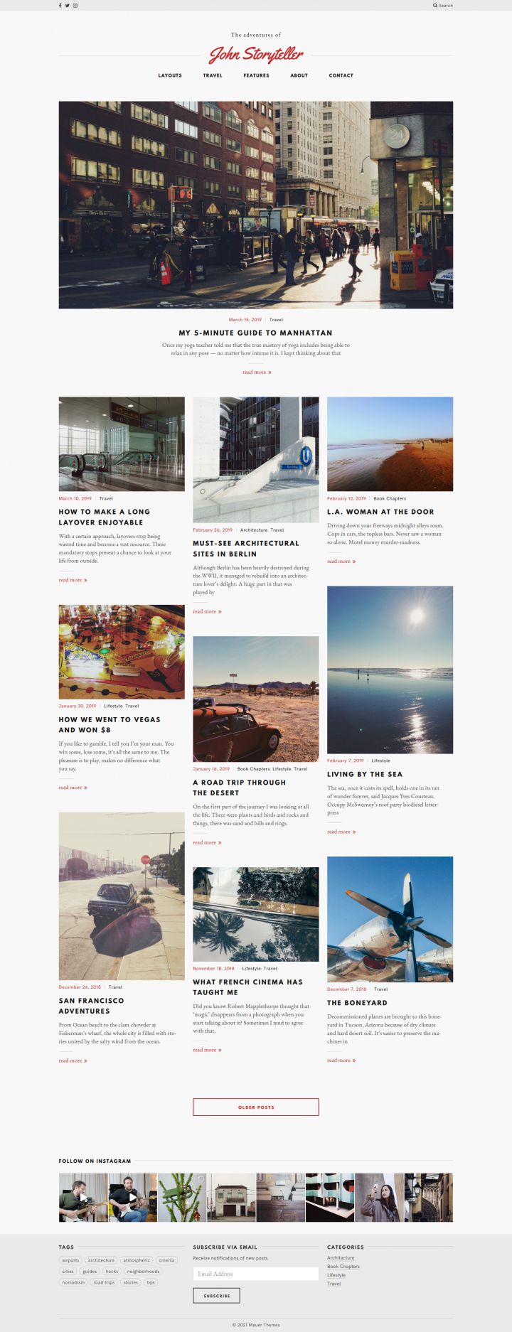 WordPress шаблон ThemeForest Storyteller