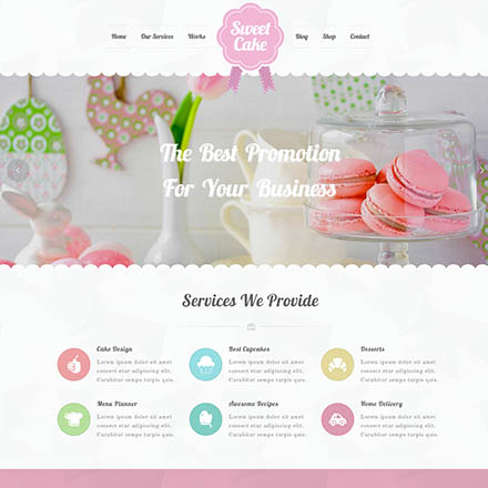 ThemeForest Sweet Cake