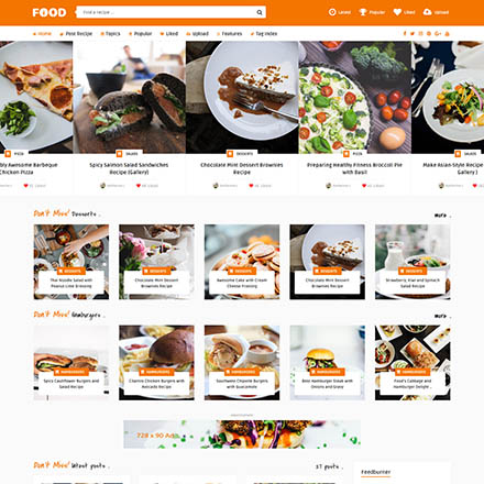 ThemeForest Tasty Food