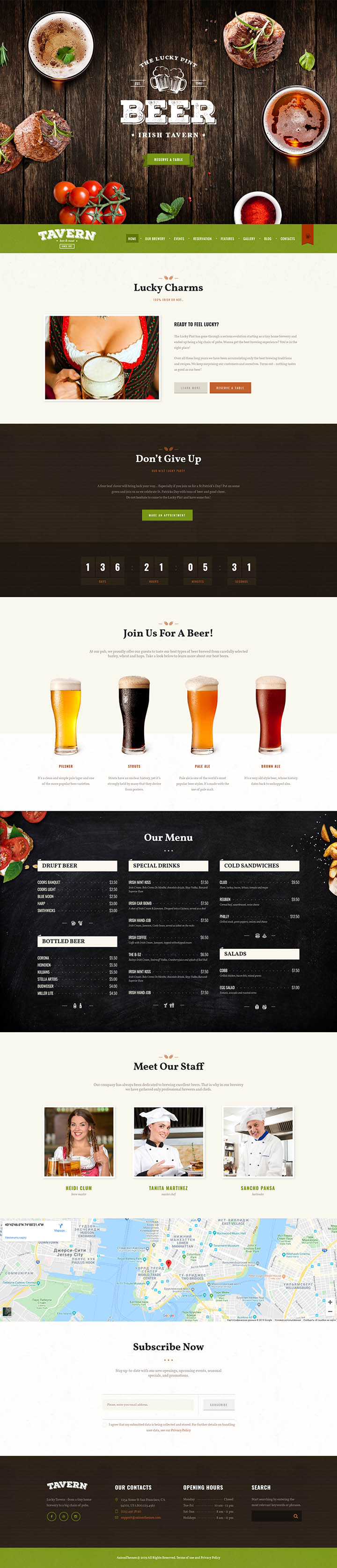 WordPress шаблон ThemeForest Tavern