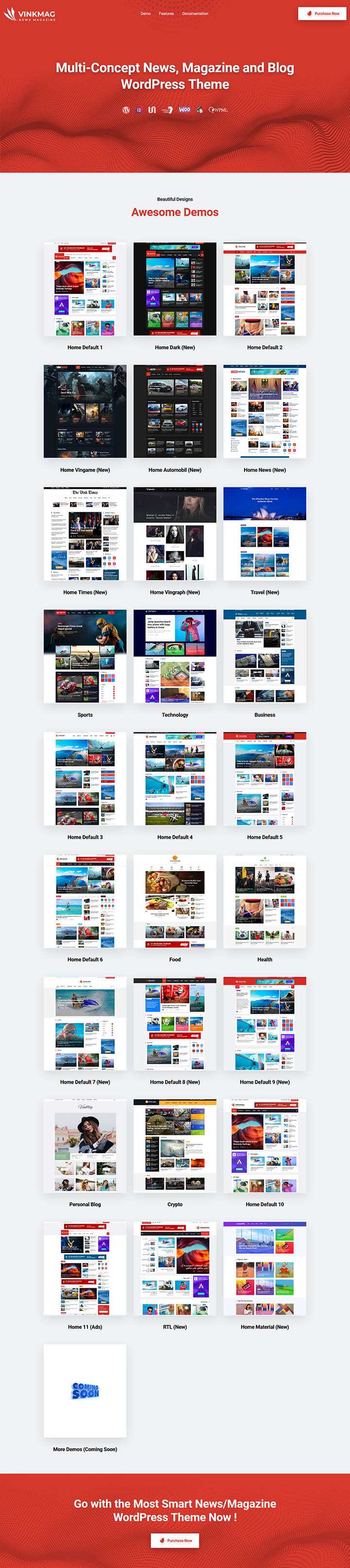 WordPress шаблон ThemeForest Vinkmag