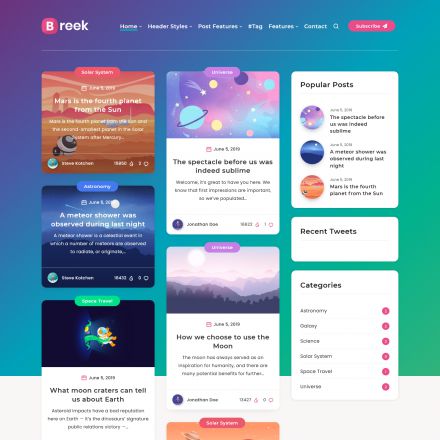 ThemeForest Breek