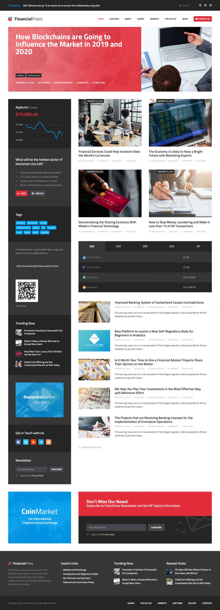 WordPress шаблон ThemeForest ChainPress