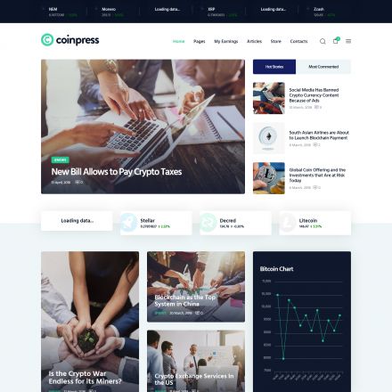 ThemeForest Coinpress