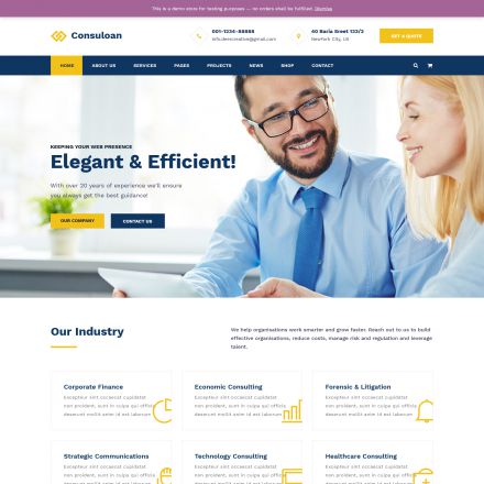 ThemeForest Consuloan