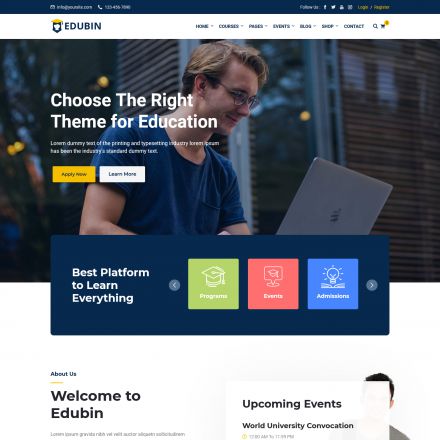 ThemeForest Edubin