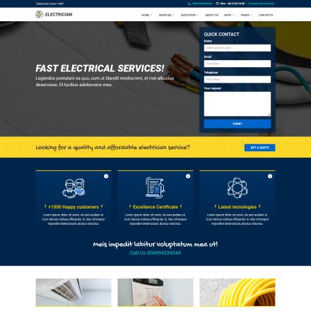 ThemeForest Electrician