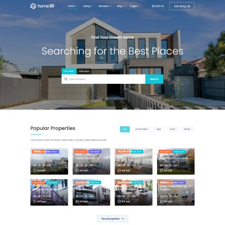 ThemeForest HomeID