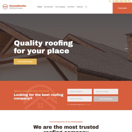 ThemeForest HomeRoofer